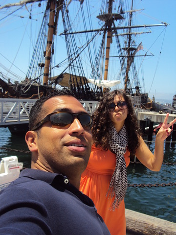 Victoria visits Ricky in San Diego