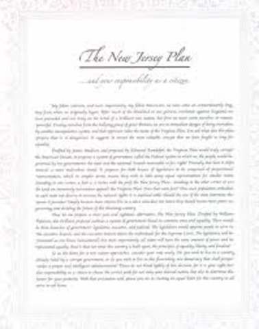 New Jersey Plan