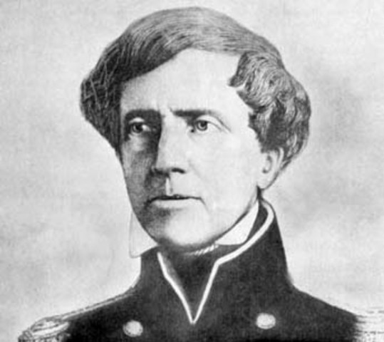 Mexican-American War begins. Stephen Watts Kearny annexes New Mexico to the United States.