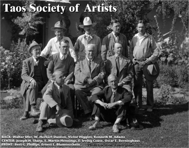The Taos Society Of artists is founded