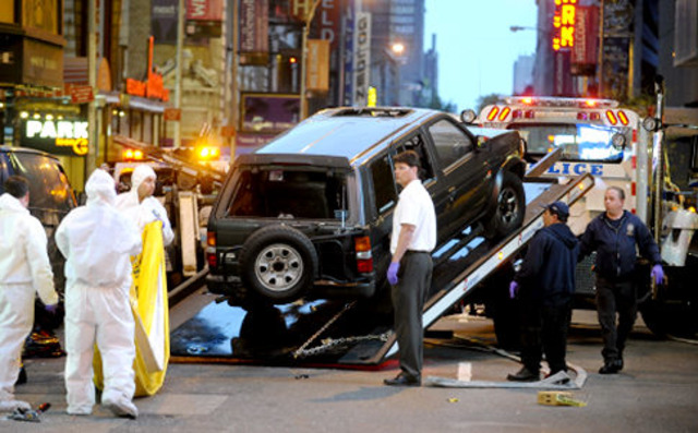 A catastrophic terrorist strike in the heart of Times Square was narrowly averted this May when 31-year-old Pakistani immigrant Faisal Shahzad’s explosive-packed 1993 Nissan Pathfinder failed to detonate and a street vendor notified police of smoke pourin