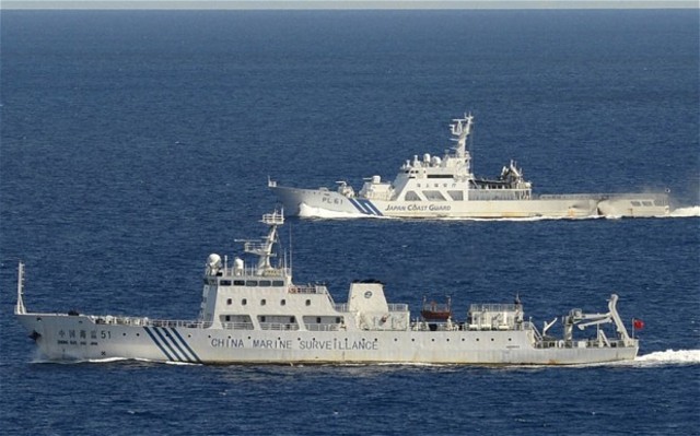 Chinese ships enter waters near the islands