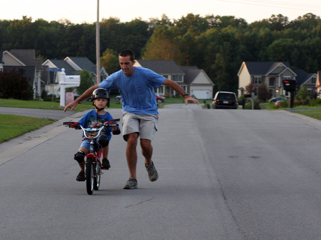 First Time riding a Bike!
