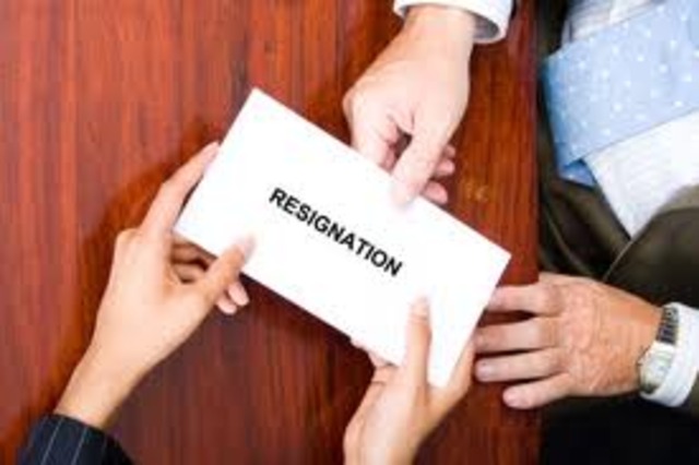 Editorial Resignations