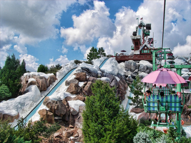 Went to Blizzard Beach (DisneyWorld)