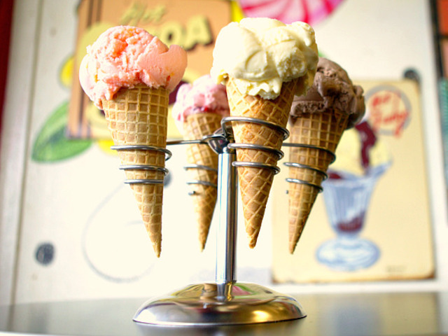 went for ice cream with veronique