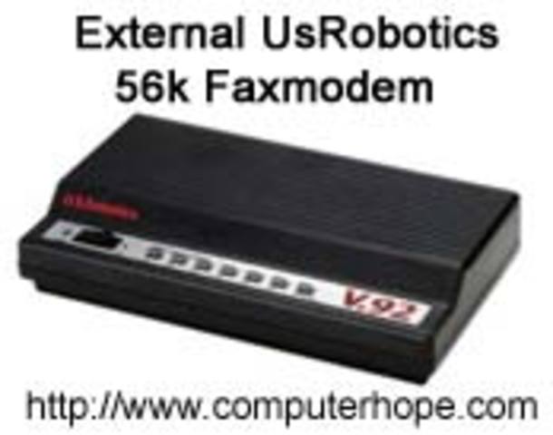 Modem- first hardware device