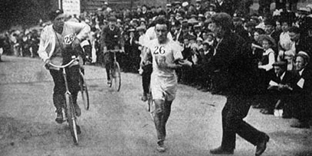 John Hayes Londres 1908 2:55:18