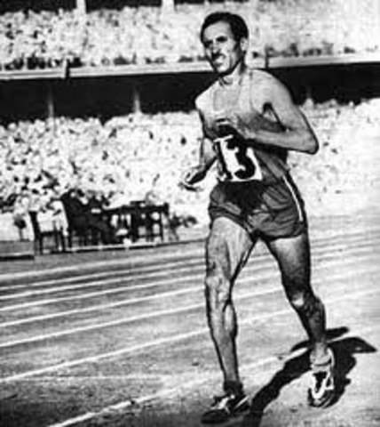 Alain Mimoun Melbourne 1956 2:25