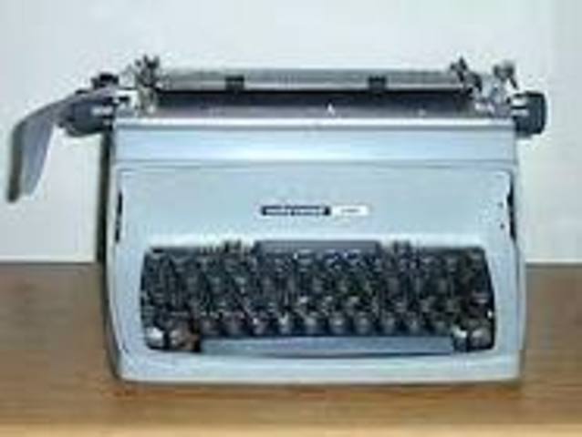 the first folle keyboerd typewriter is invented.