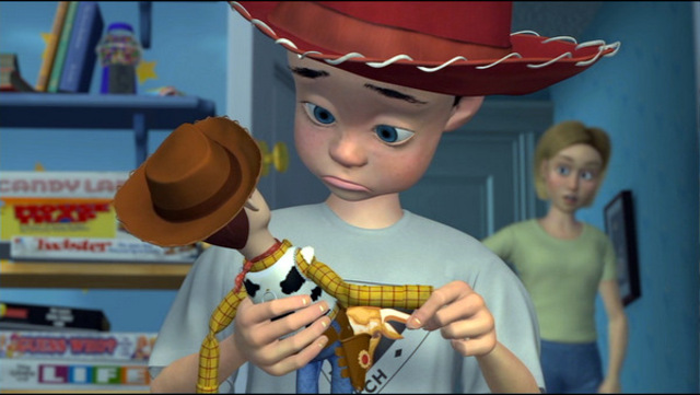 Andy Is Playing With Woody