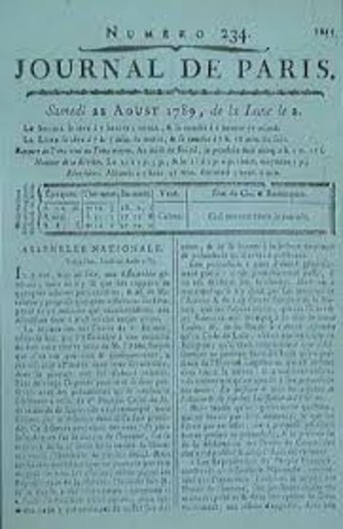 1600 Aparición de losprimeros periódicos