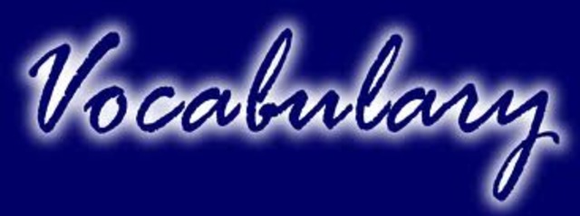 Vocabulary for Rocks and Minerals