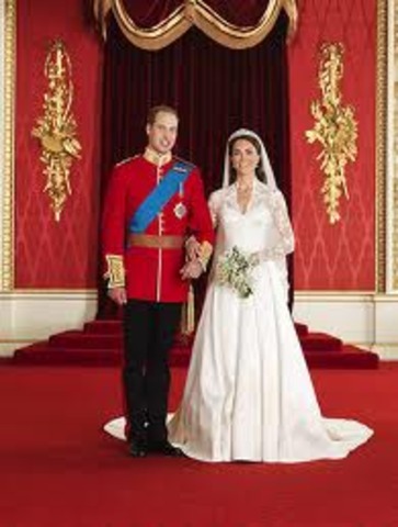 Prince William marries Kate Middleton.