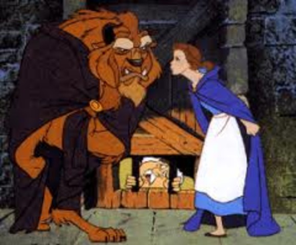 Belle meets the beast.