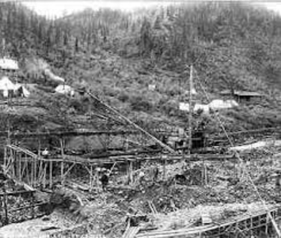 the end of the gold rush