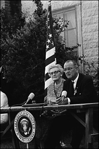 Lyndon B. Johnson signs Elementary and Secondary Education Act