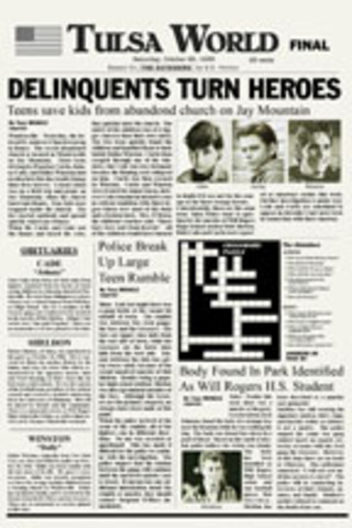 JUVENILE DELINQUENTS TURN HEROES