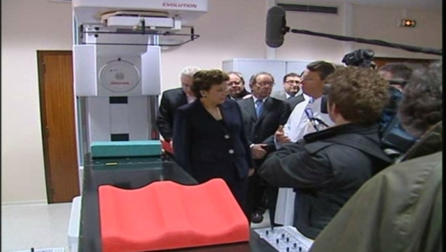 Visite de Roselyne Bachelot à l’hôpital Jean Monnet