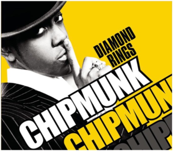 Featured on the track 'Diamond Rings' with Chipmunk
