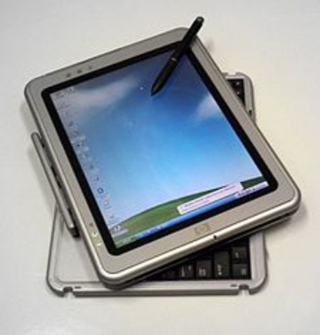 The first Microsoft Tablet PC's are released