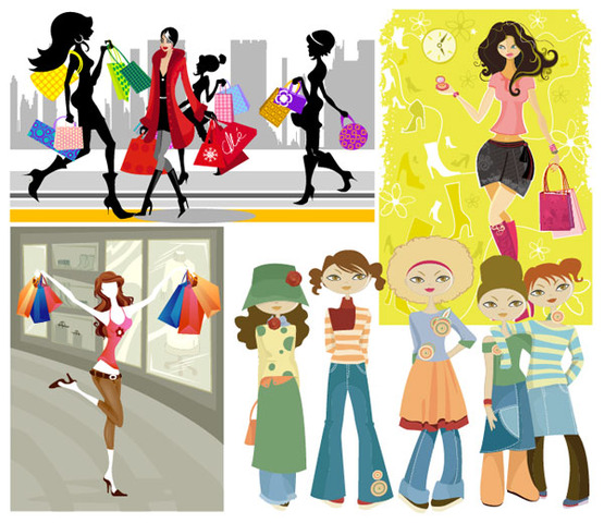 Went shopping with my friends