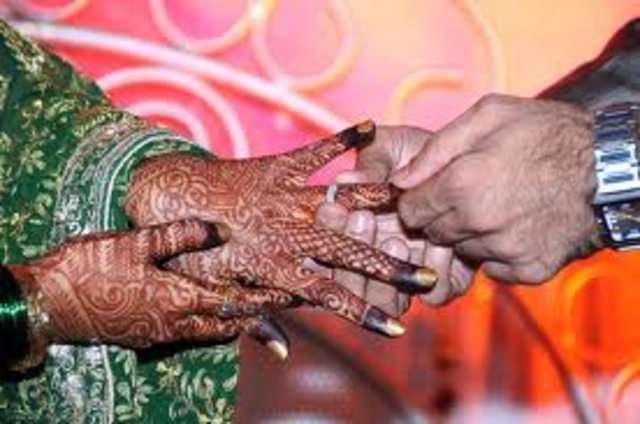 My cousins ring ceremony