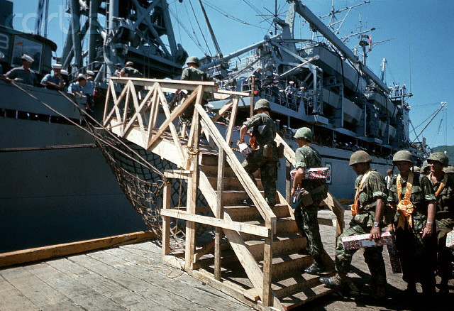 troops leave Vietnam