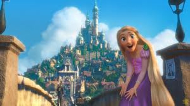 Rapunzel spends a day in the kingdom