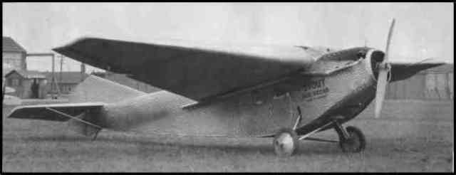 The Junkers J4, an all-metal airplane, introduced