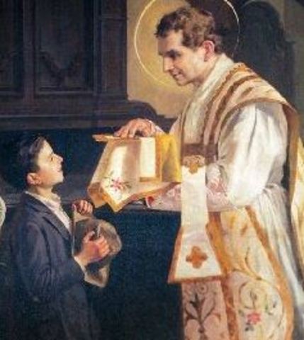 Palabras a Juan Bosco en la primera misa