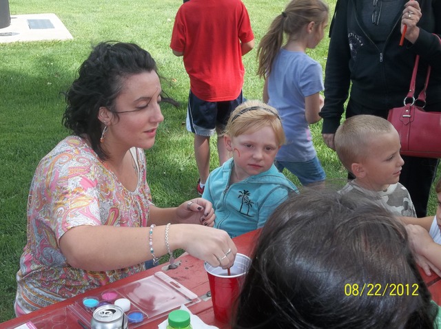 When I was at my anual family picnic at the VFW