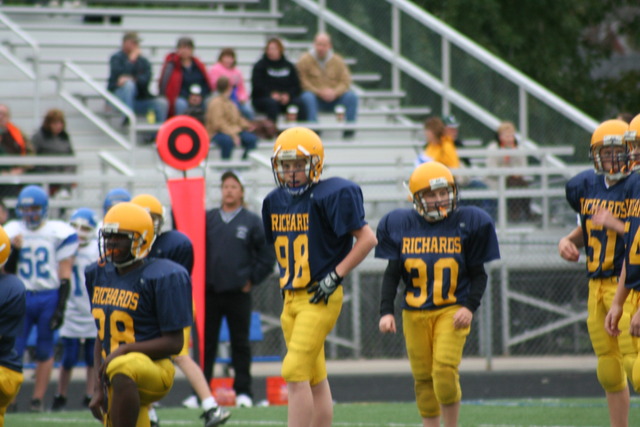 started playing football