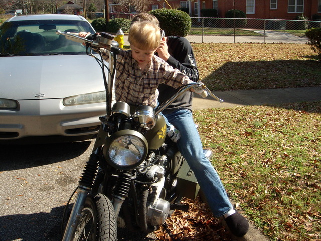 My first motorcycle ride!
