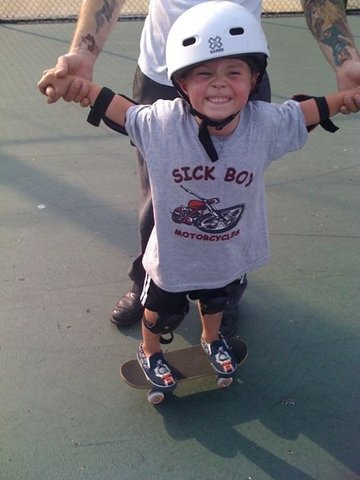 My first skateboard!