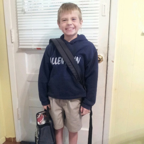 The first day of 2nd grade!
