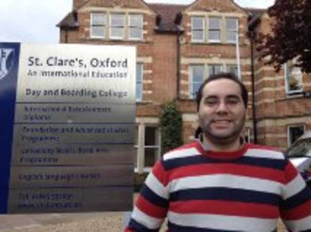 She moved to Oxford and started studying at Saint Clare's Hall