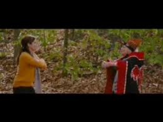 Margaret starts dancing and singing to Get Low while chanting