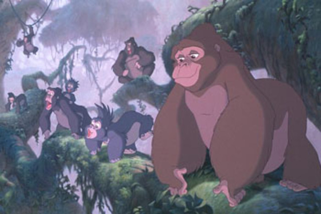 Kala Shows Tarzan the Treehouse and Tells Him He Belongs With The Humans