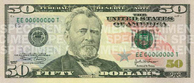 Redesigned $50 Bill