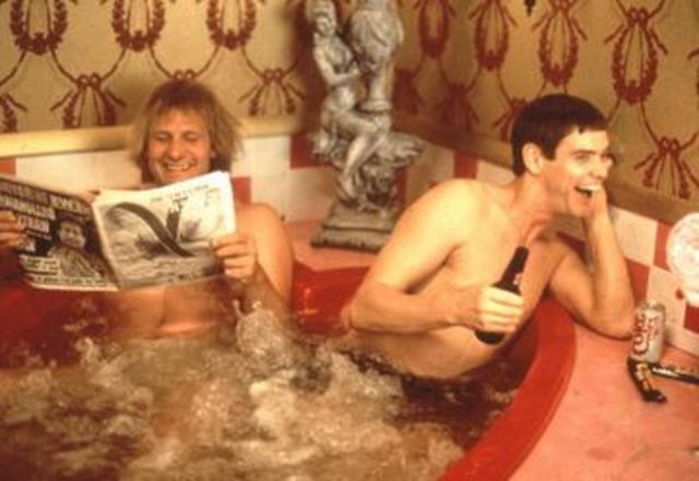 They stop at the hotel