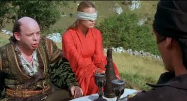 -Wesley makes it to Fezzini and arranges a poisonous drink and kills Fezzini. Then he runs off with buttercup.