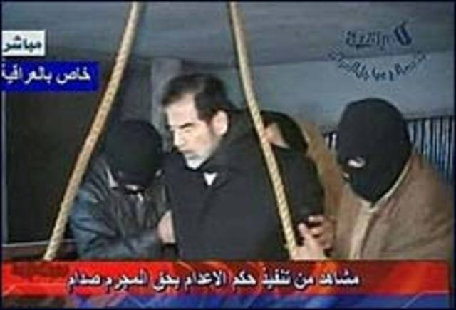 Saddam Hussein executed