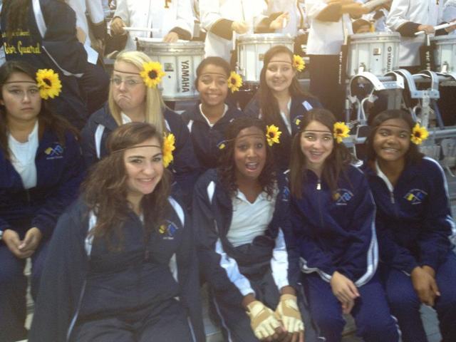 Became a member of FHS Color Guard