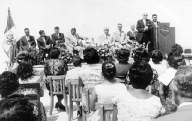 Inauguración del edificio de Primaria