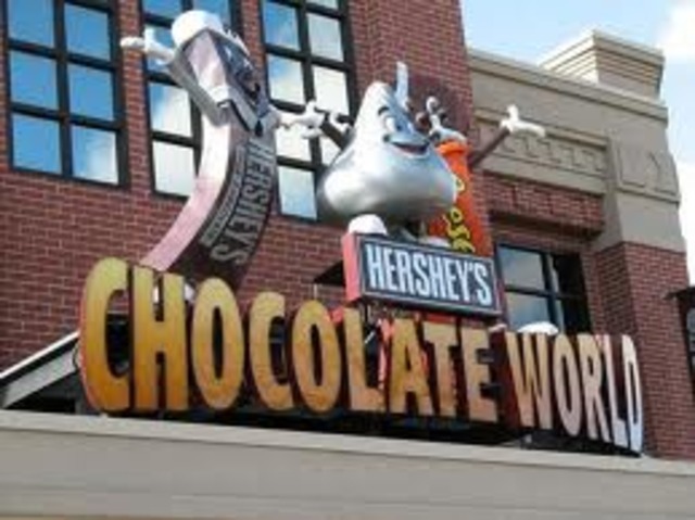 Family trip to Hershey, Pennsylvania