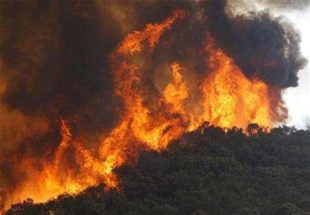 California wildfires destroys a lot of land