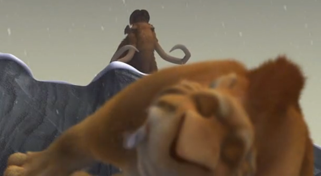 Manny attacks the other sabers except the leader