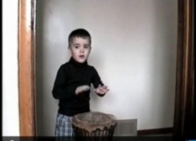 Justin found his love for music by discovering how to play the drums.