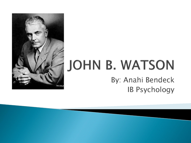 WATSON "PSYCHOLOGY"